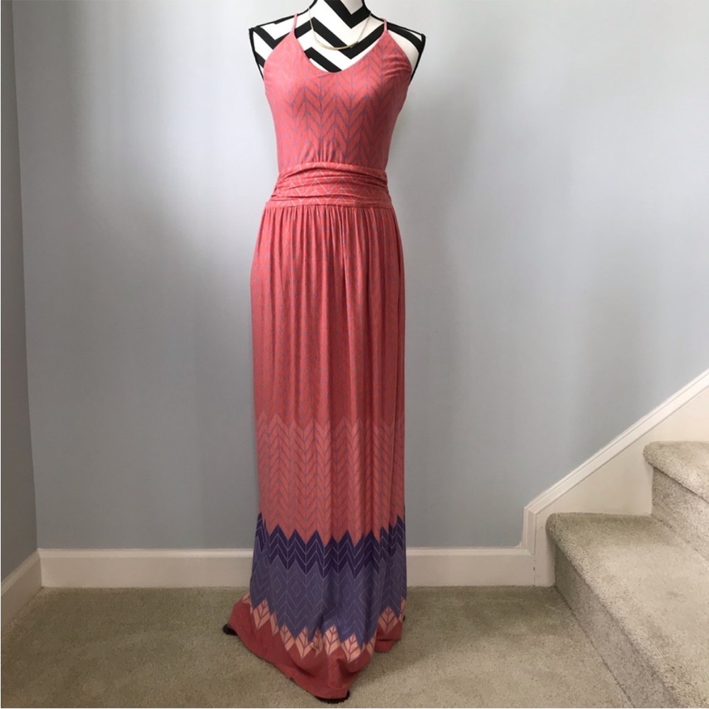 Anthropologie Sunfall Maxi Dress